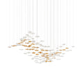 Galaxy Tidal Art Glass Crystal Spiral Chandelier