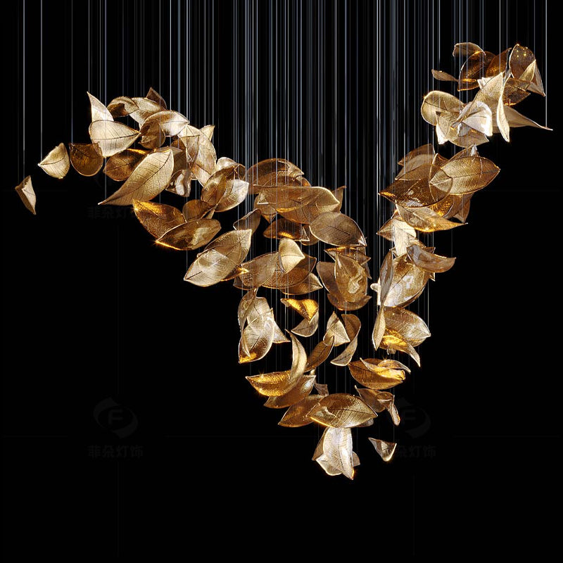 Riviko Verdant Canopy Sculptural Chandelier - Background Shot