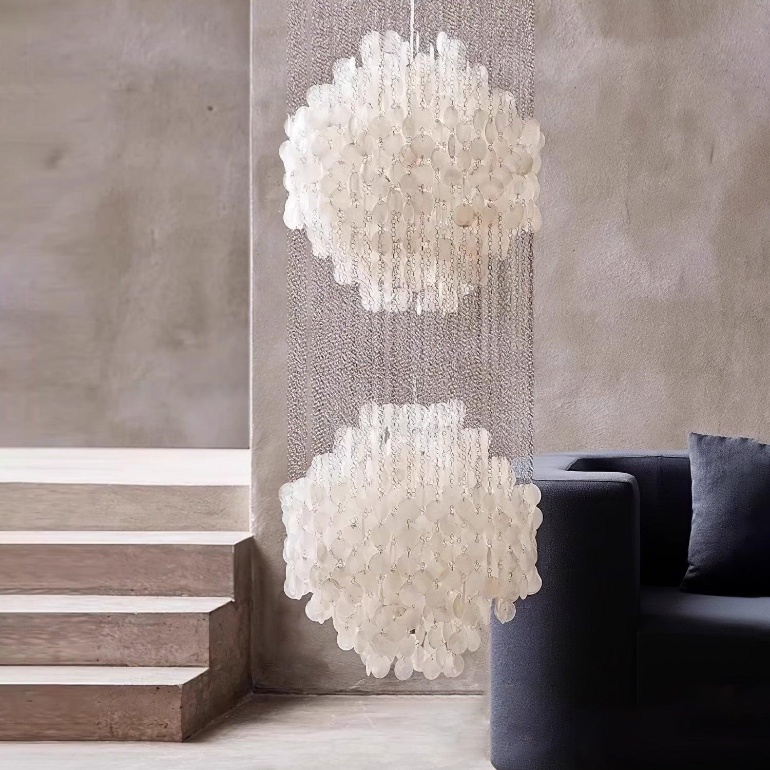 Shell Waterfall Chandelier - Yovalighting