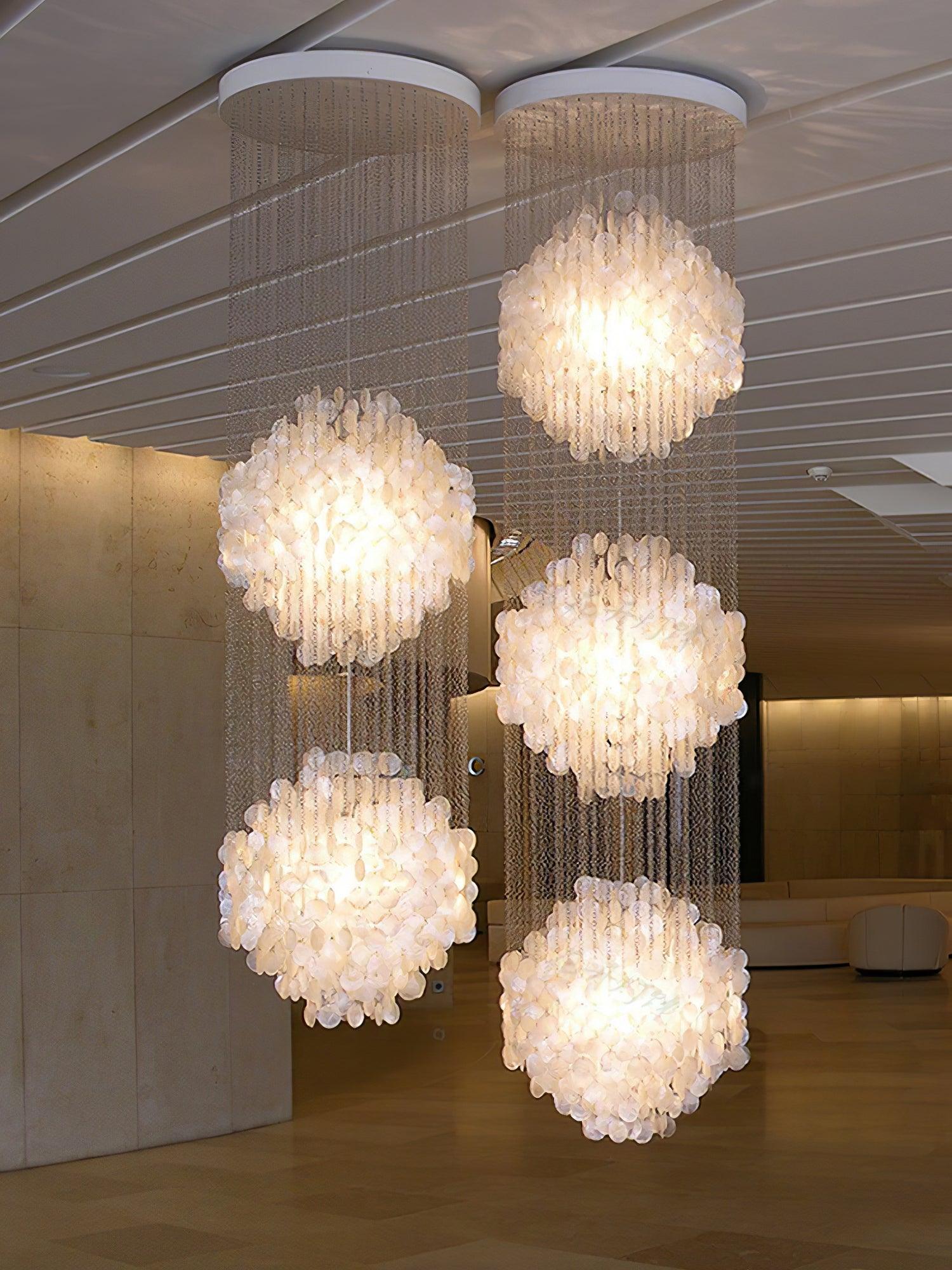 Shell Waterfall Chandelier - Yovalighting