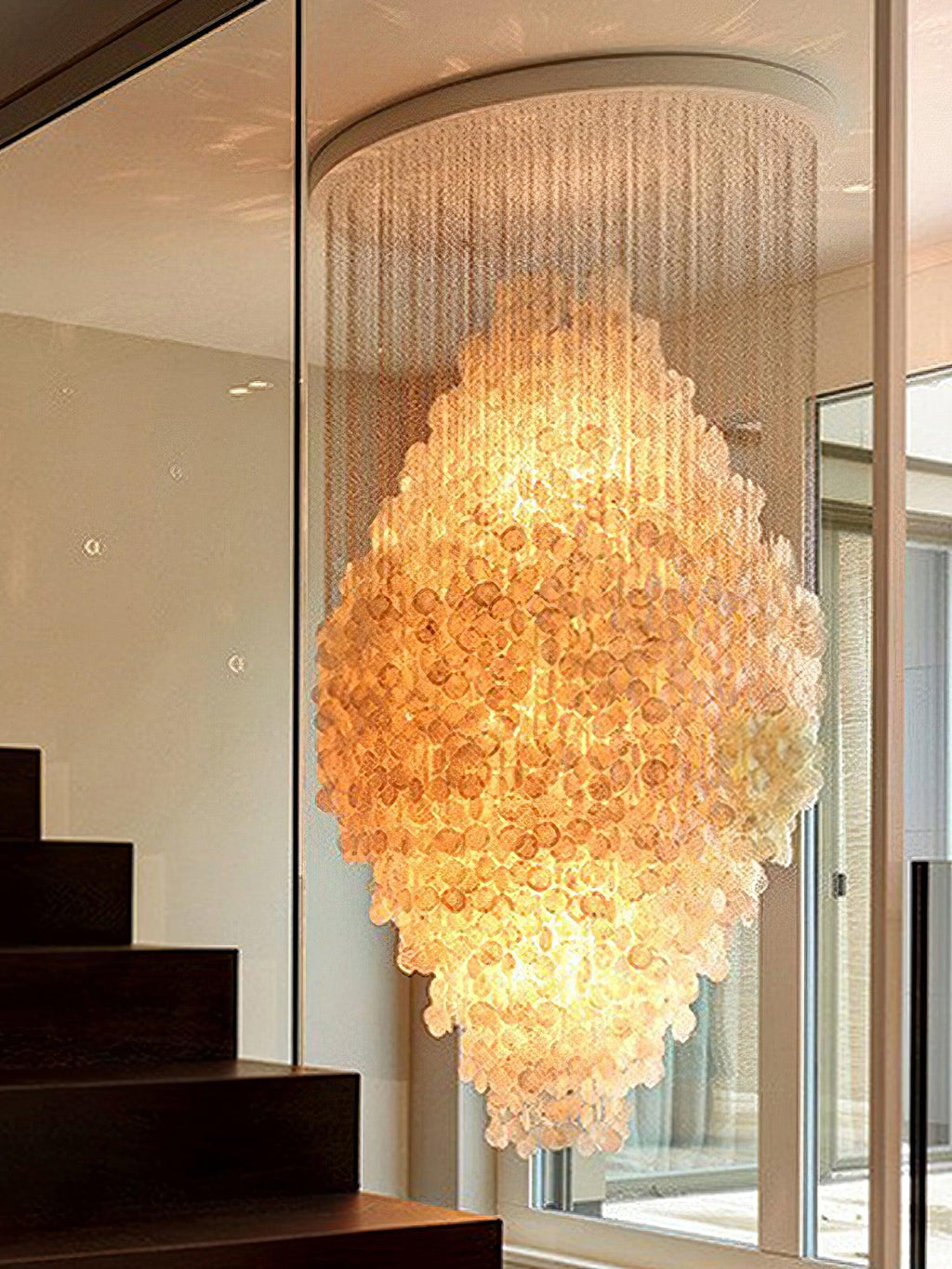 Shell Waterfall Chandelier - Yovalighting
