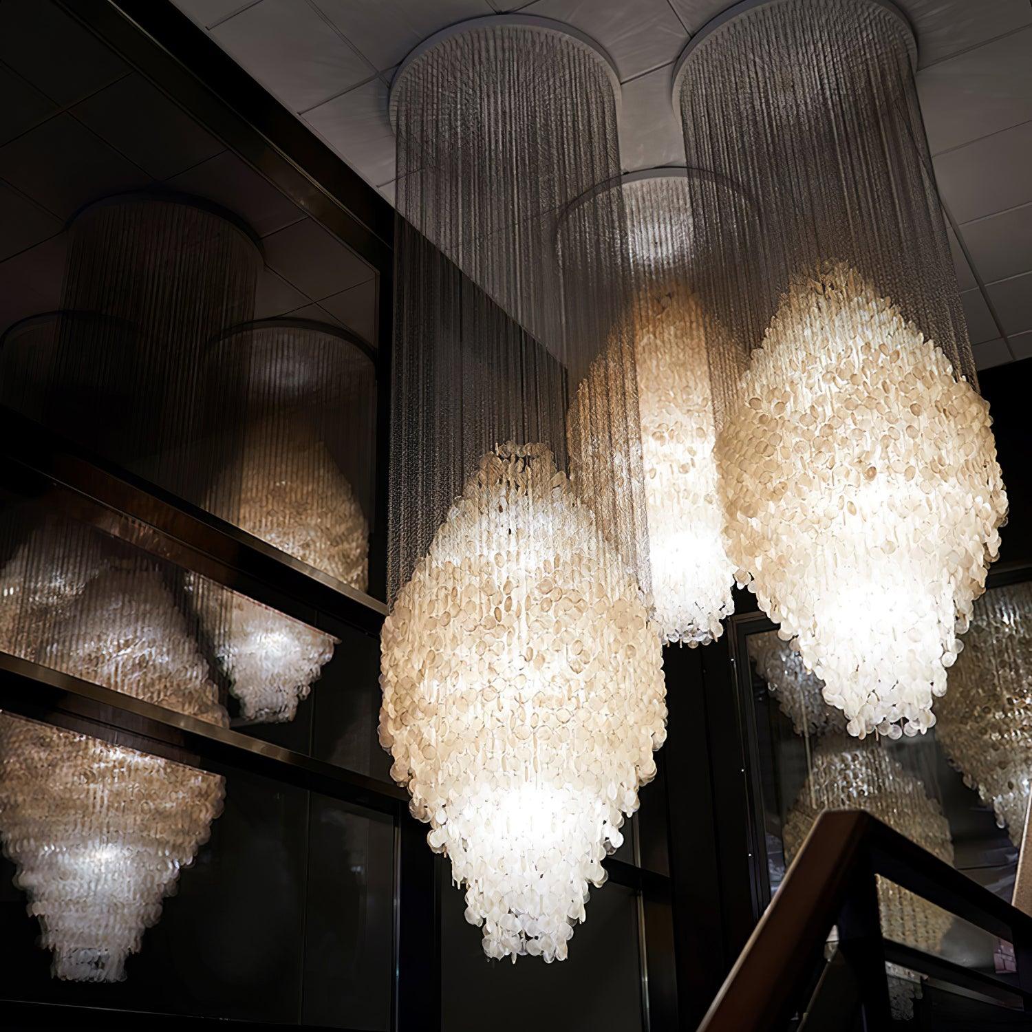 Shell Waterfall Chandelier - Yovalighting