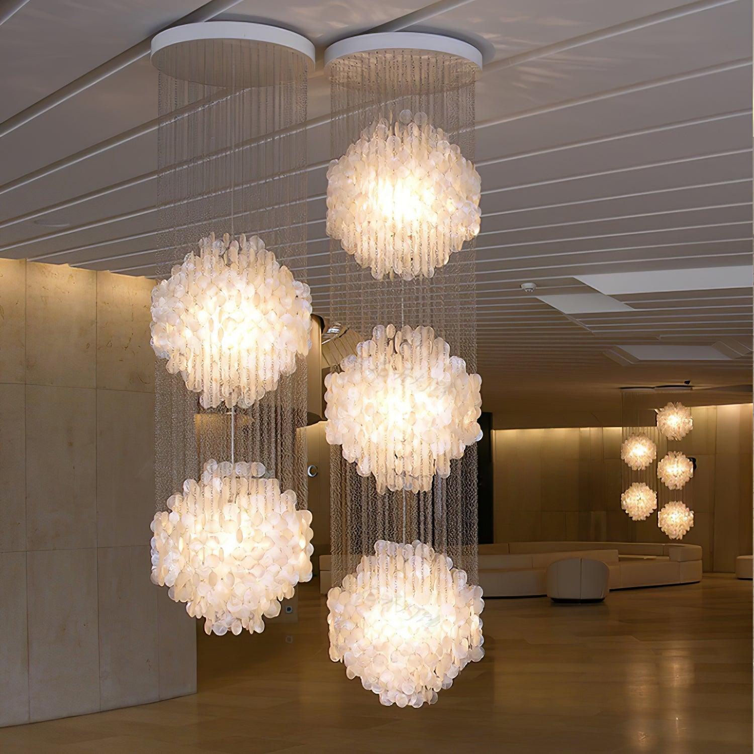 Shell Waterfall Chandelier - Yovalighting