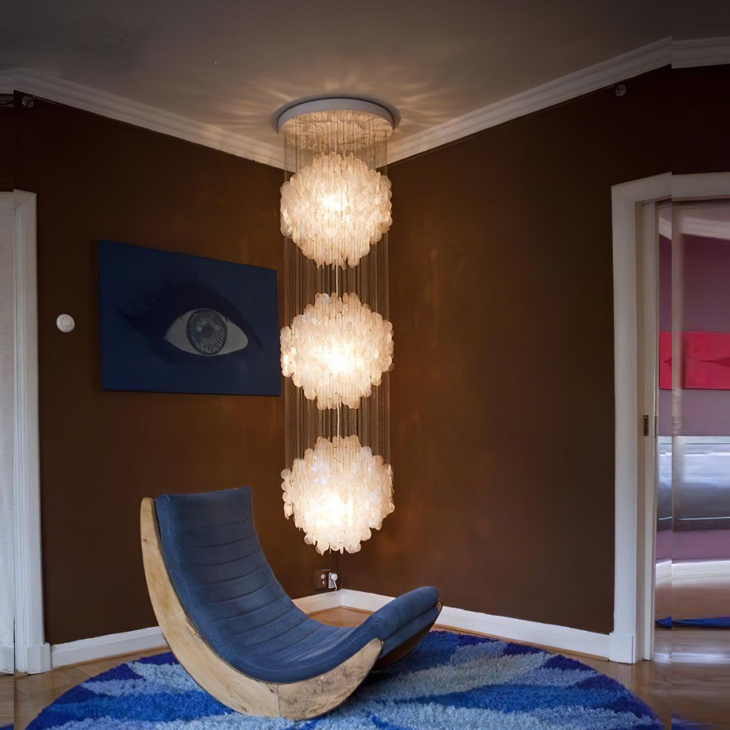 Shell Waterfall Chandelier - Yovalighting