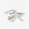 Riviko Aura Petal Tiered LED Chandelier - Background Shot