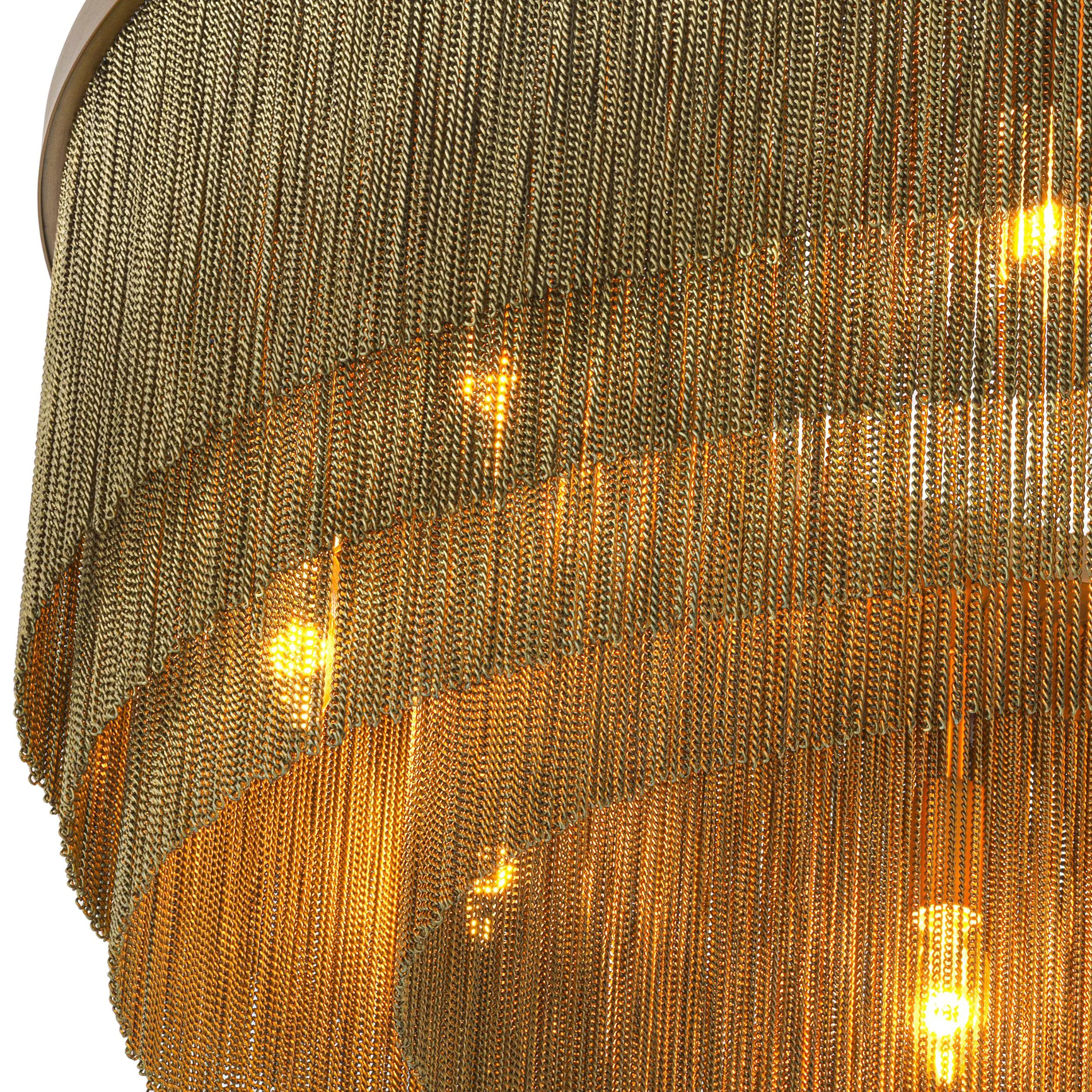 Tissot L (Brass/Bronze) Tassel Modern Chandelier - Riviko