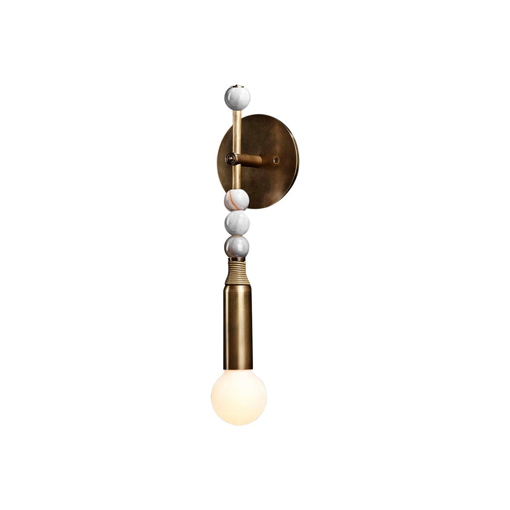 Riviko Persepolis Relic Marble Wall Sconce - Background Shot