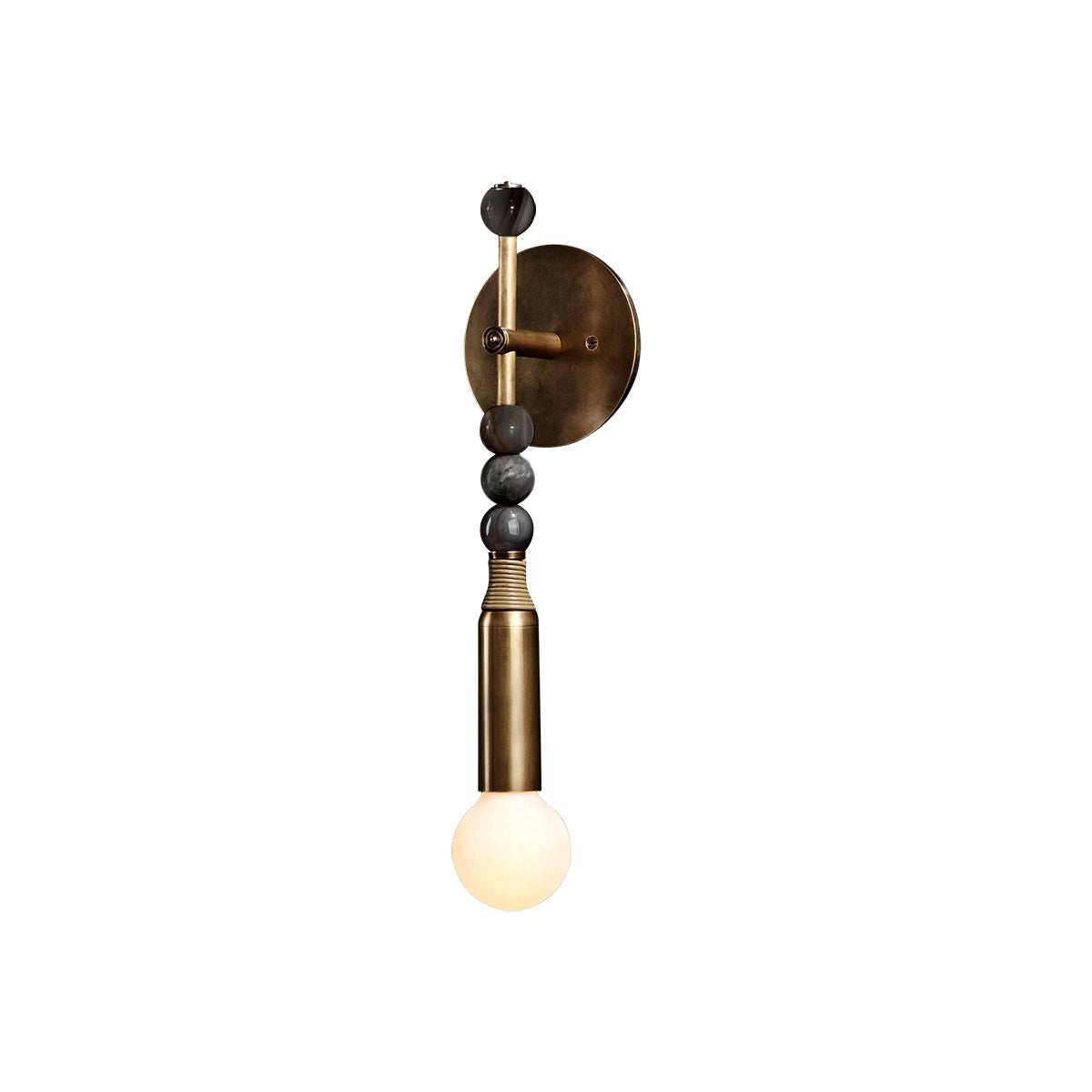 Riviko Persepolis Relic Marble Wall Sconce - Background Shot
