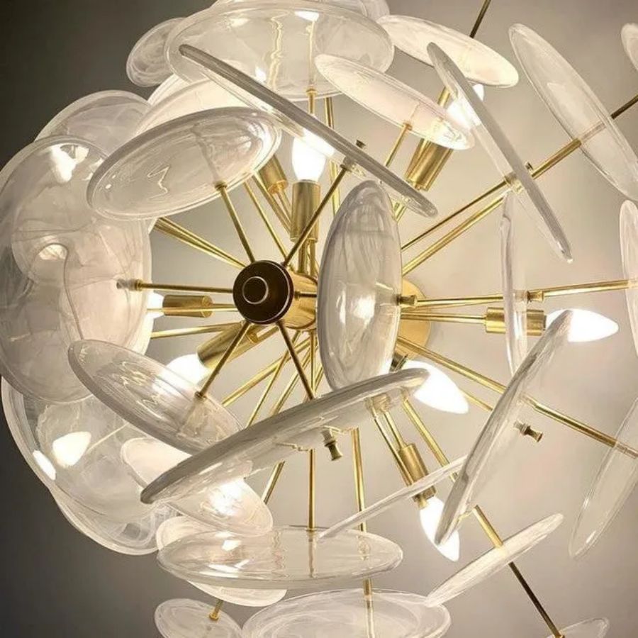 Riviko Regal Radiance Extra Large Chandelier 48"D - Background Shot