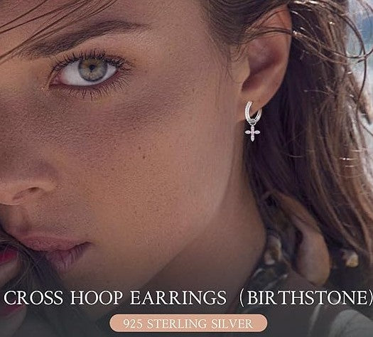 925 Sterling Silver Plated Hoop Earrings