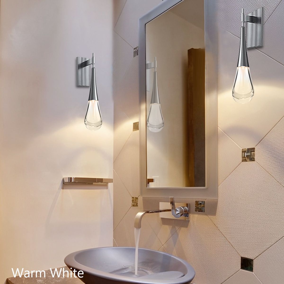 Soltaire Water Drop LED Wall Sconce