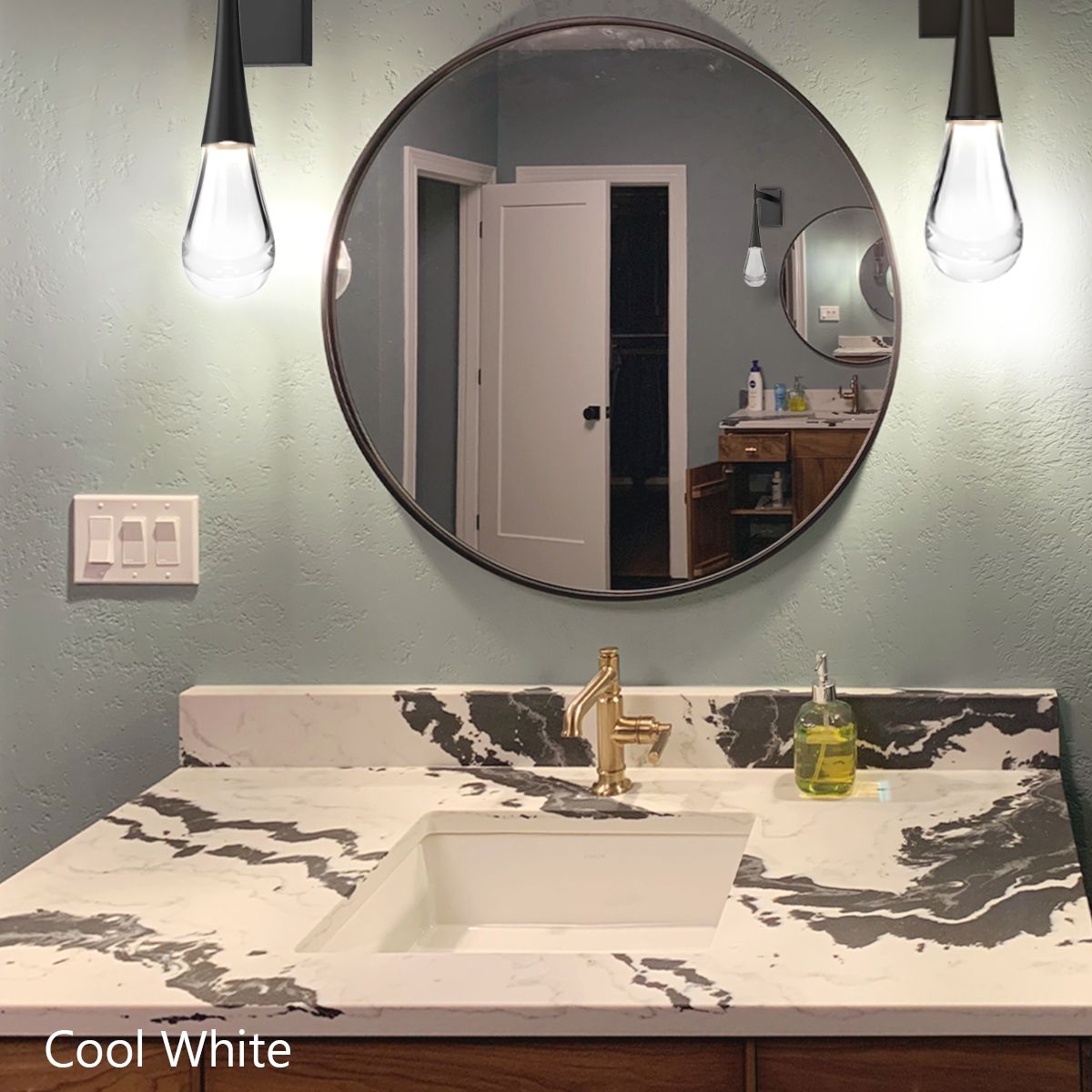 Soltaire Water Drop LED Wall Sconce