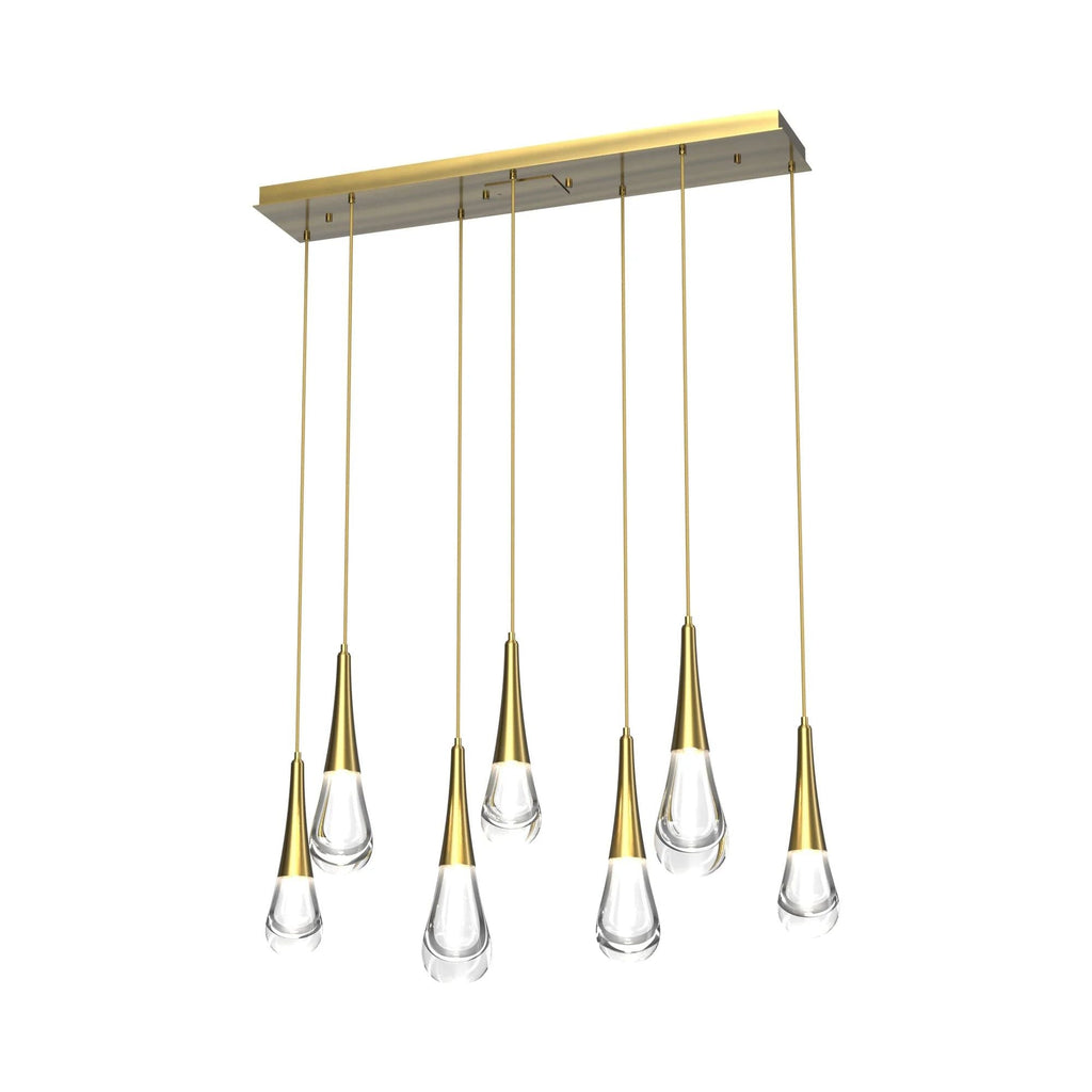 Soltaire Raindrop Rectangle LED Chandelier