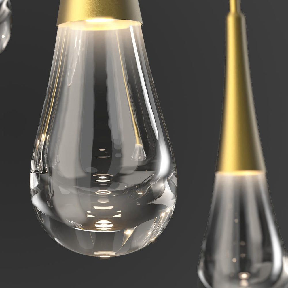 Soltaire Raindrop Round LED Chandelier
