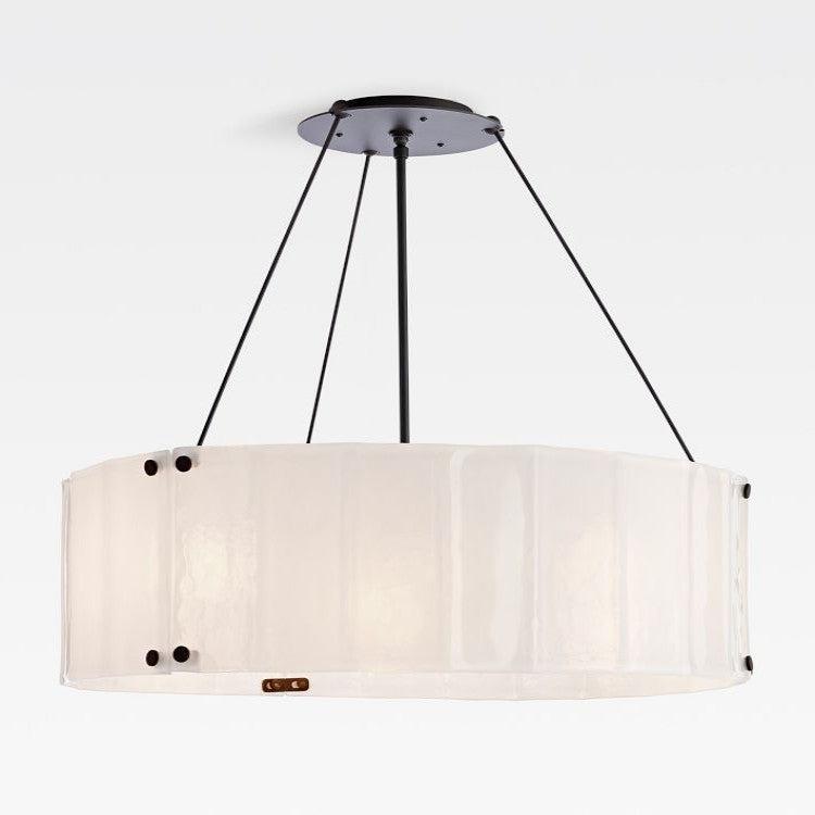 Riviko Veridian Radiance Round Chandelier - Background Shot