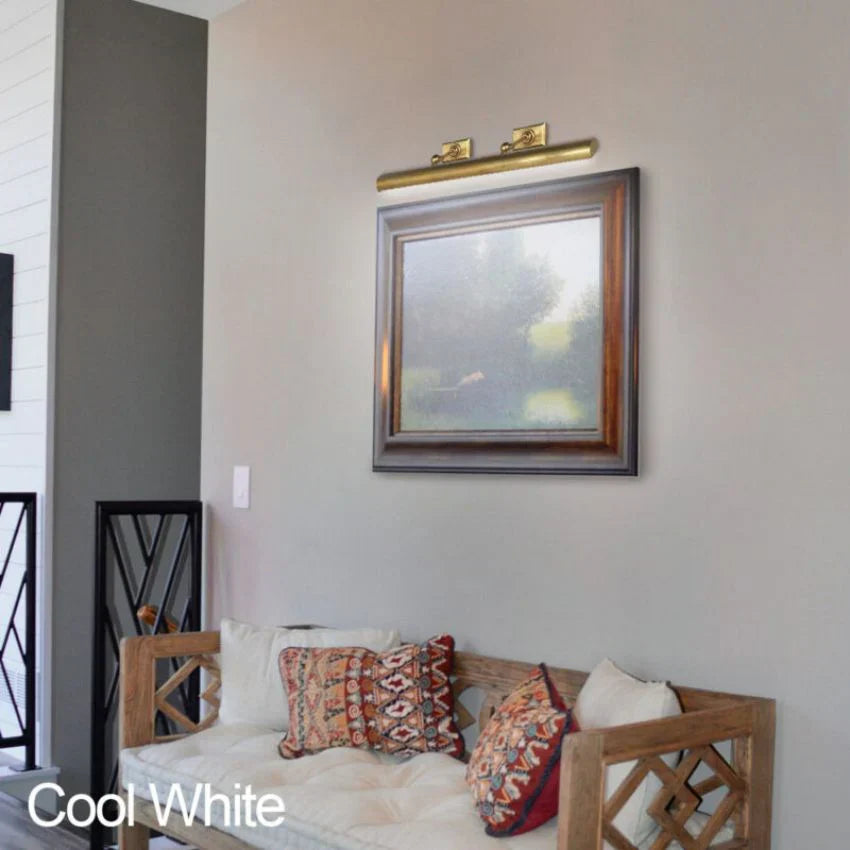 Vella Brass Picture Light