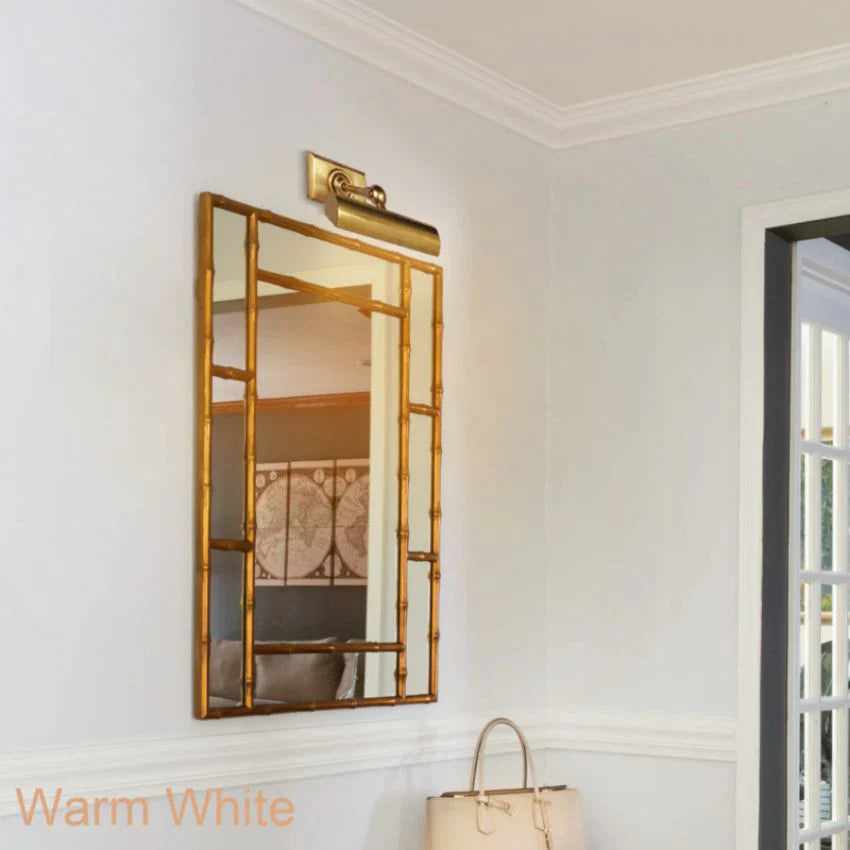 Vella Brass Picture Light