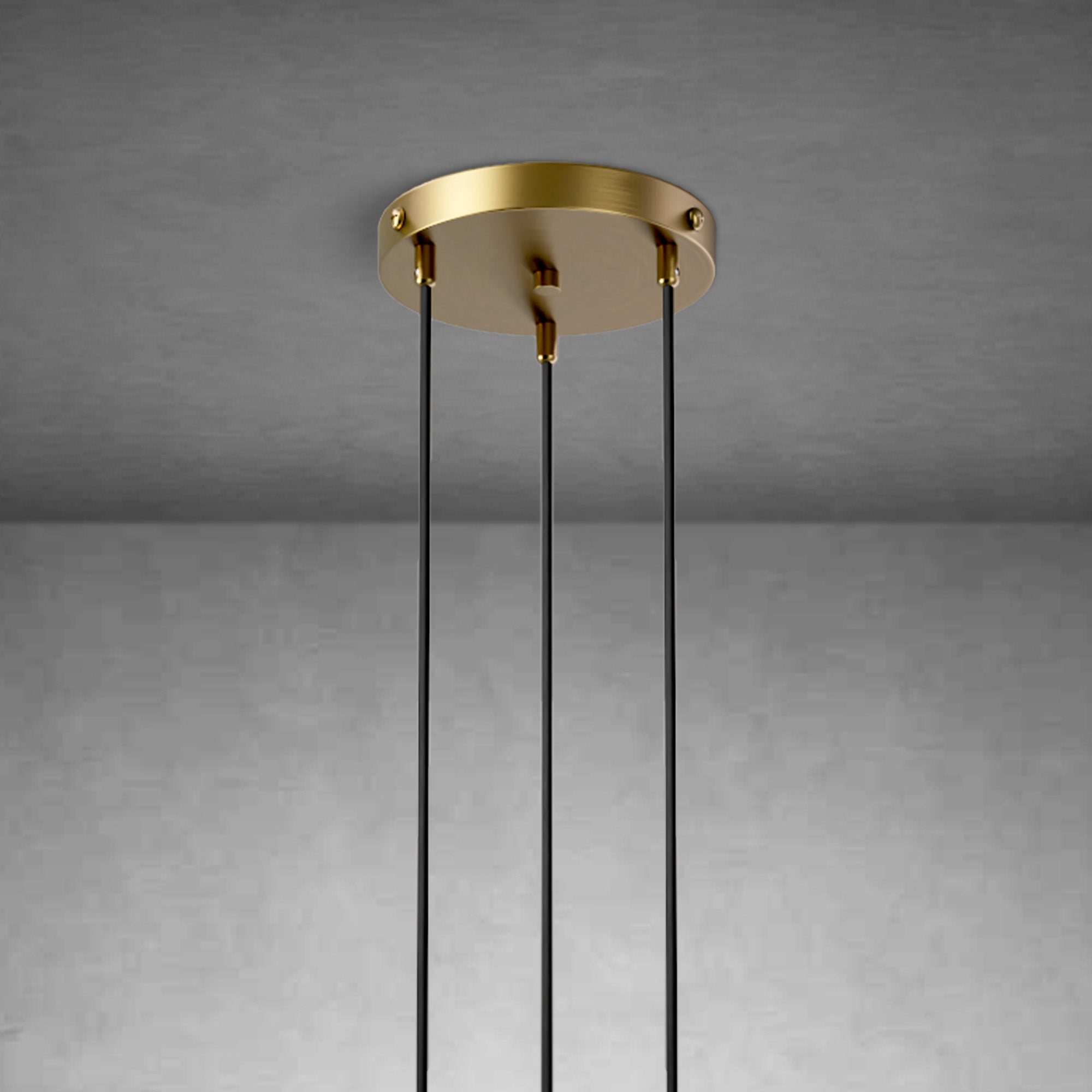 3-Light Raine-Shaped Circular Pendant Lamp