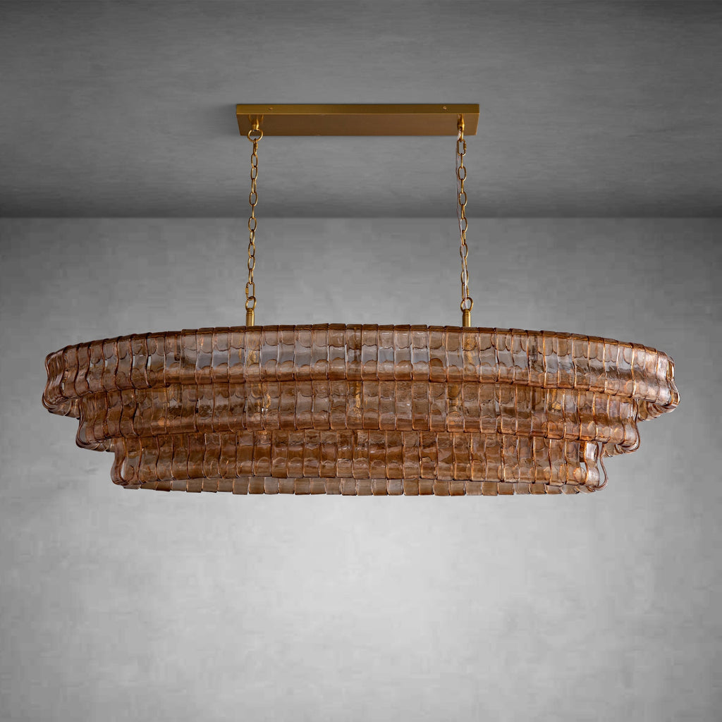 Ghiaccio Oval Chandelier