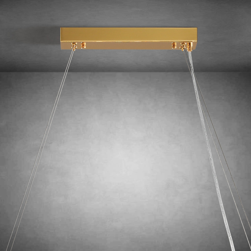Modern Gold Tree Branch Crystal Chandelier