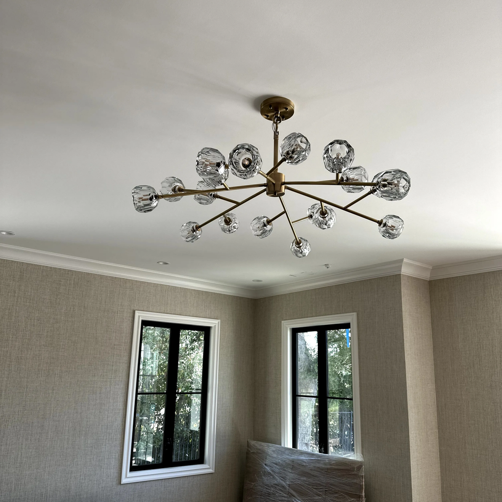 Bille De Crystal Round Chandelier 48"