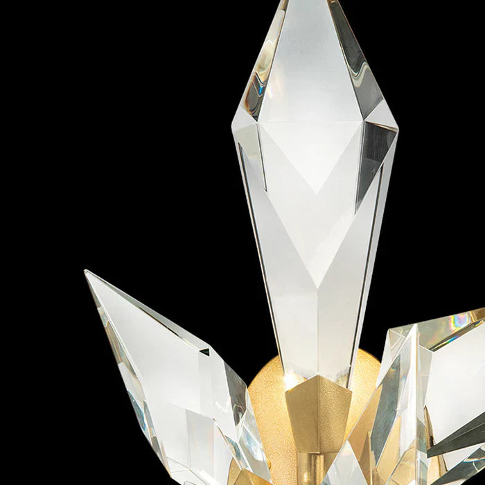 Riviko Veridian Branch Crystal Wall Sconce - Background Shot