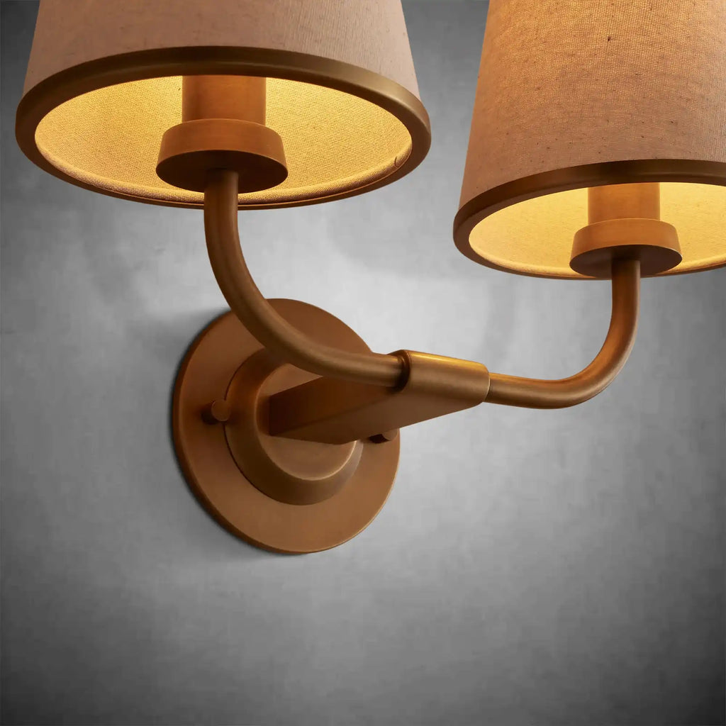 Riviko Timeless Radiance Double Sconce - Background Shot