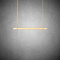 Auburn Alabaster Single Bar Linear Chandelier