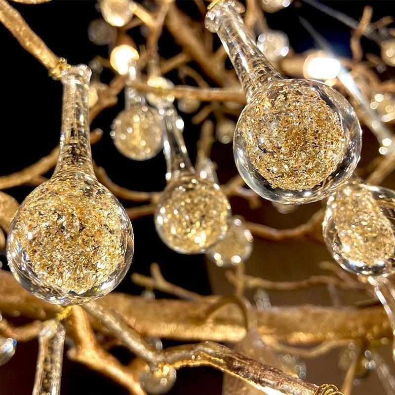 Riviko Verdant Canopy Crystal Chandelier - Background Shot