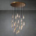 Soltaire Raindrop Round Chandelier 47"