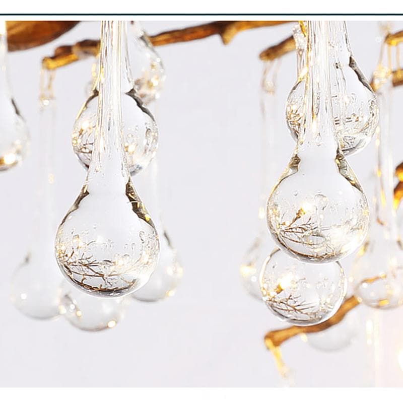 LG Teardrop Branch Tree Crystal Chandelier