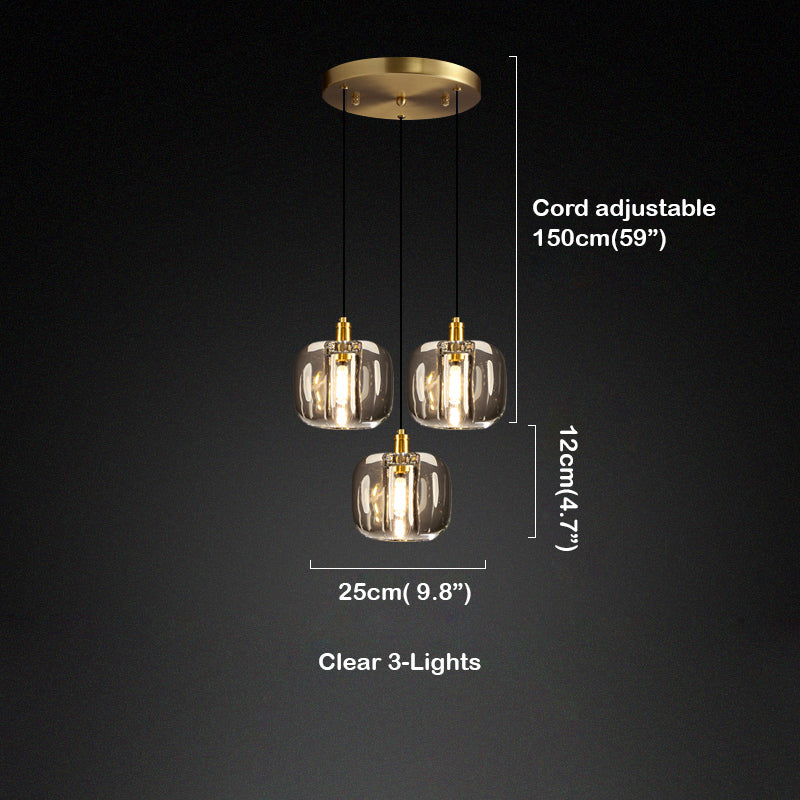 Riviko Cosmic Orb Crystal Pendant Lighting - Background Shot