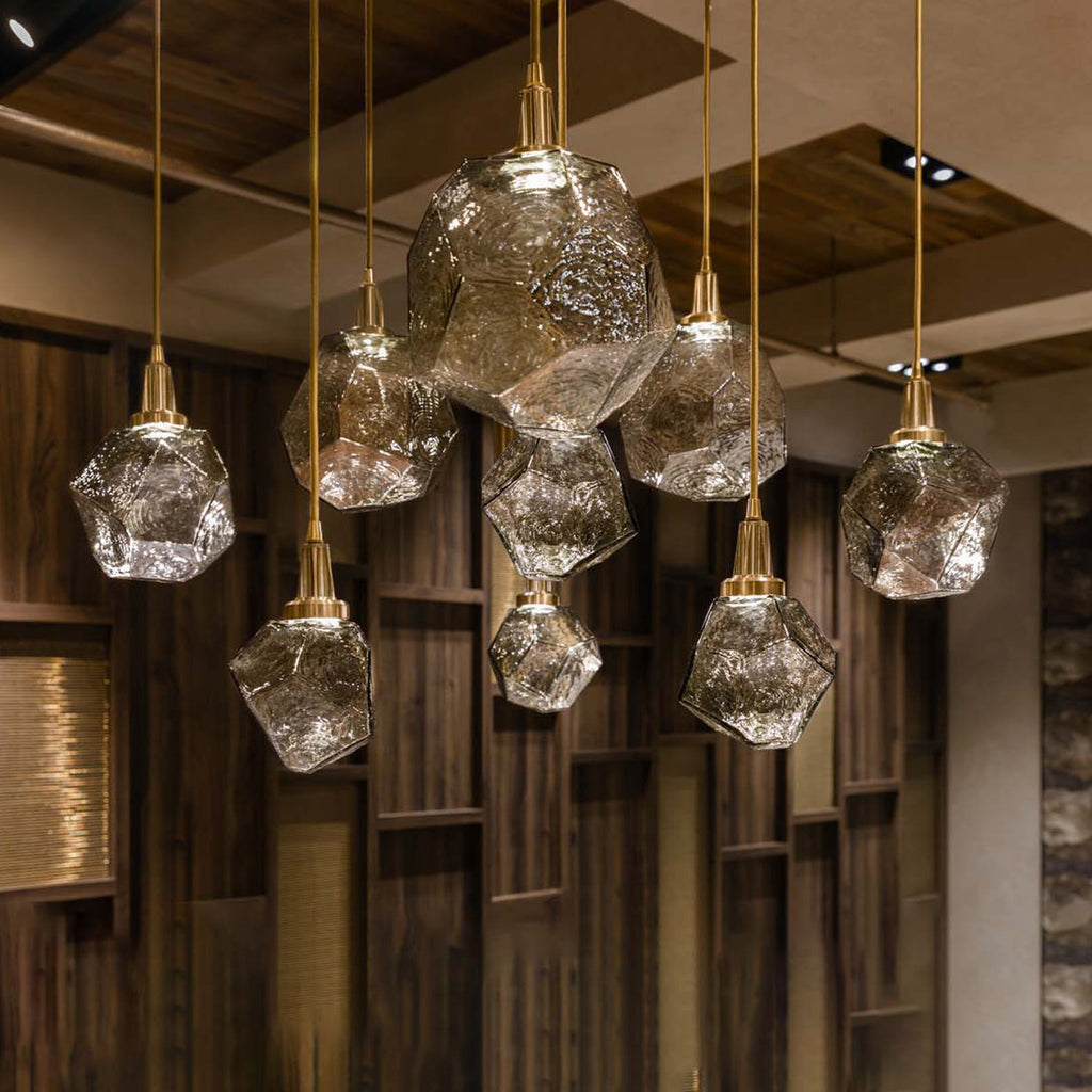 Art Twisted Square Chandelier - Riviko