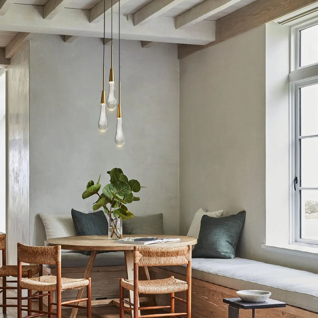 Soltaire Raindrop 3-Light Pendant