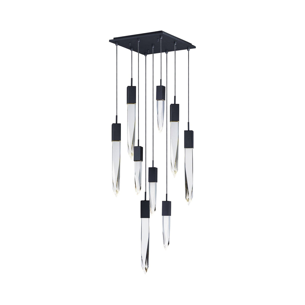 Riviko Cosmic Radiance Round/Rectangle Crystal Pendant Chandelier - Background Shot