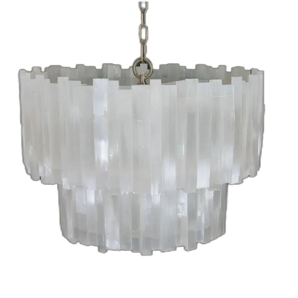 Shahida Selenite Chandelier - Riviko