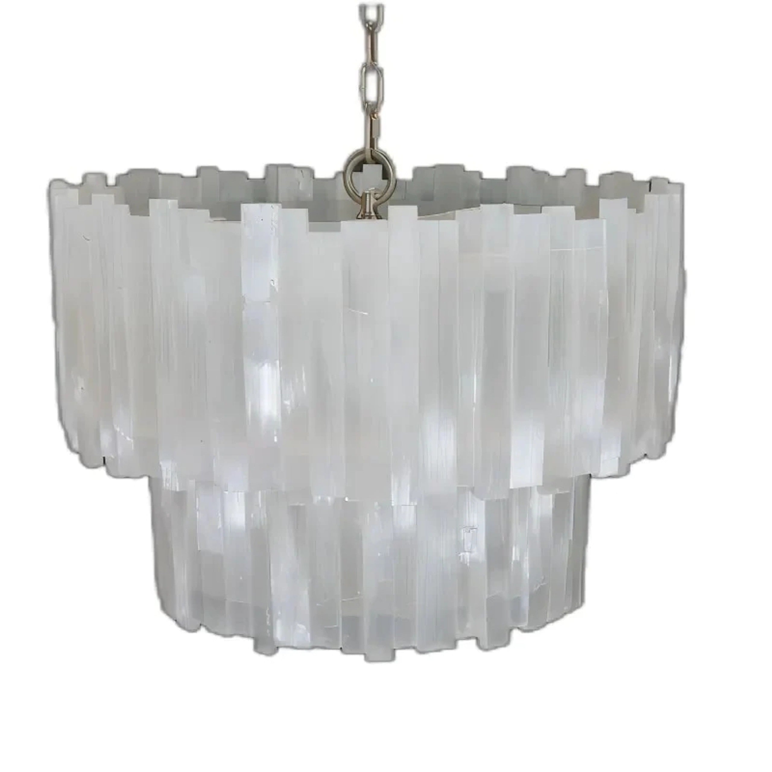 Shahida Selenite Chandelier - Riviko
