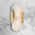 Koltin Melange Elongated Alabaster Wall Sconce