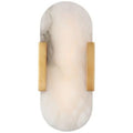 Melang Lowell Elongated Alabaster Wall Sconce 10"