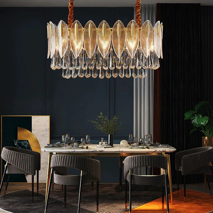 Luxury Flake Island Chandelier