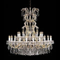 Maria theresa 36 light gold chandelier