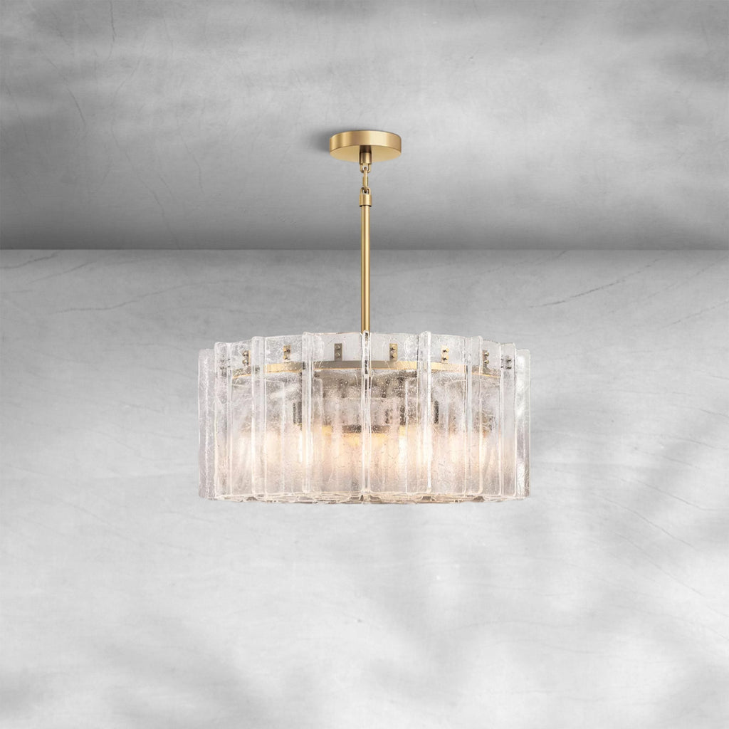 Loxel Clear Glass Round Chandelier 36"48"