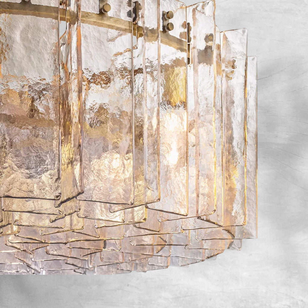 Loxel Clear Glass Round Chandelier 36"48"