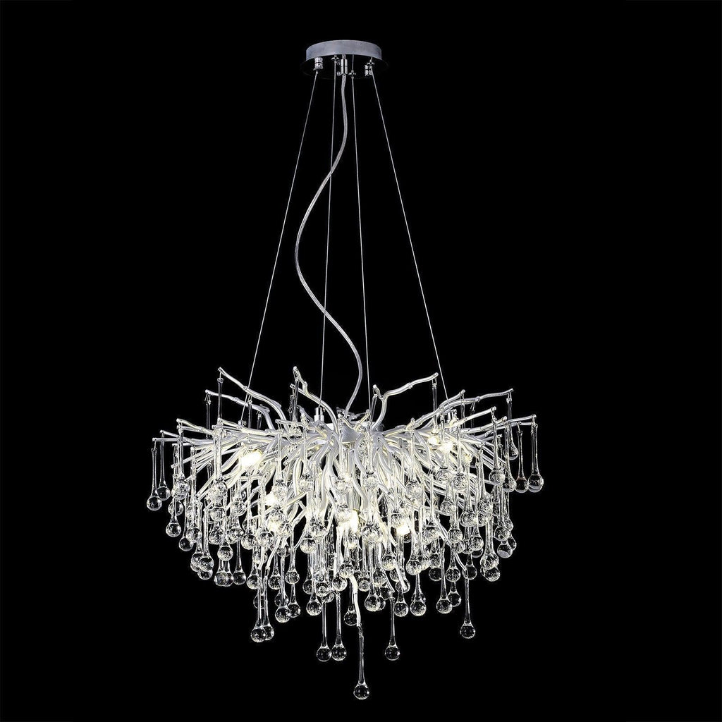Riviko Verdant Canopy Silver Branch Chandelier - Background Shot