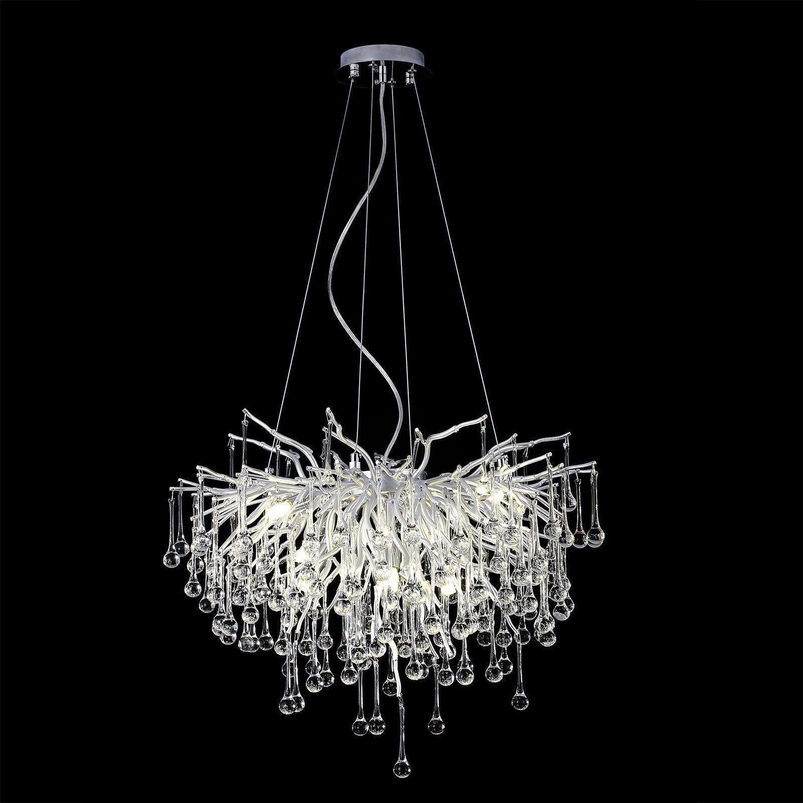 Riviko Verdant Canopy Silver Branch Chandelier - Background Shot