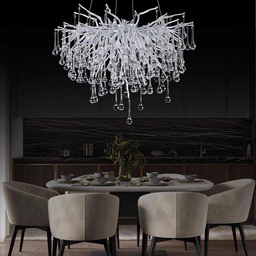 Doris Rain Branch Chandelier Dia 23.5" Silver