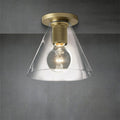 Urbane Funnel Shade Flushmount