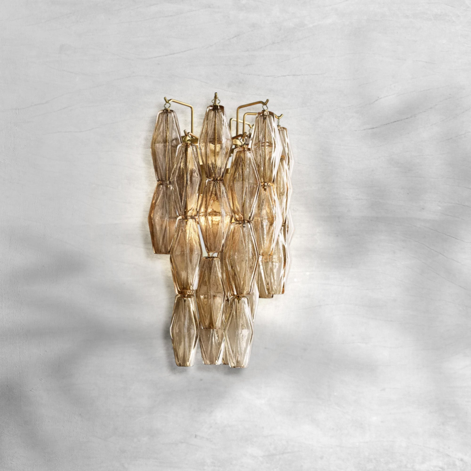 Cyra Glass Short Wall Sconce