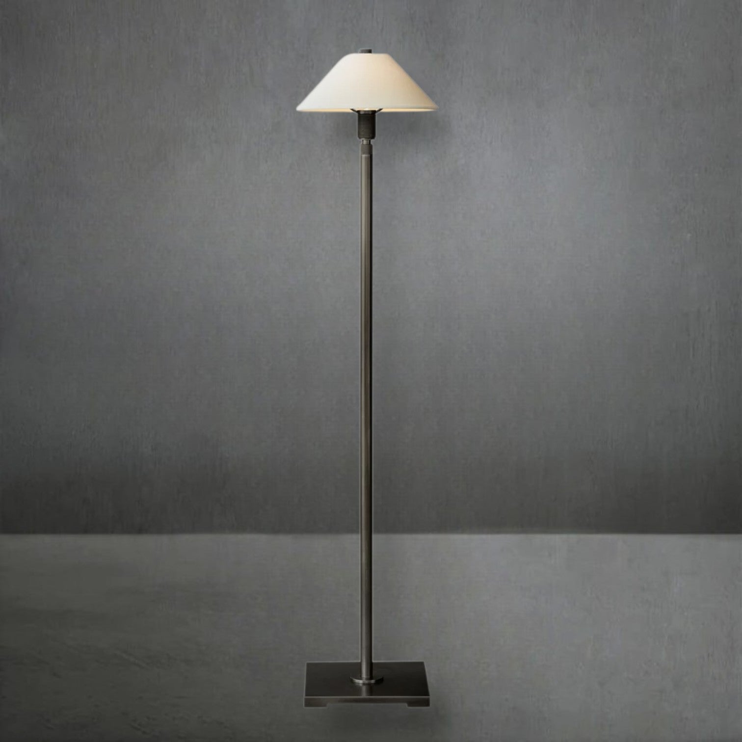 Urbane Linen Shade Floor Lamp