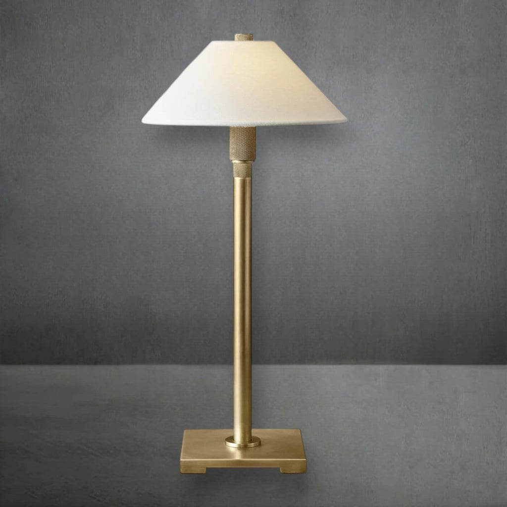 Urbane Linen Shade Table Lamp